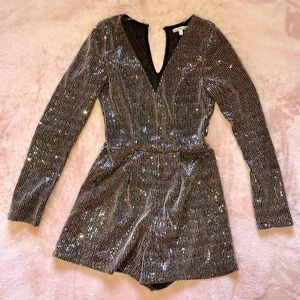Gold Sparkly Romper